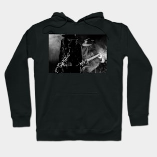 Sax and Guitar Hoodie